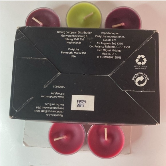 PartyLite Forbidden Fruits Tealight Sampler New in box quantity 10 P95559 - Picture 5 of 6